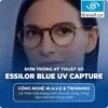 Tròng kính kỹ thuật số Essilor Blue UV Capture váng phủ Max AZ