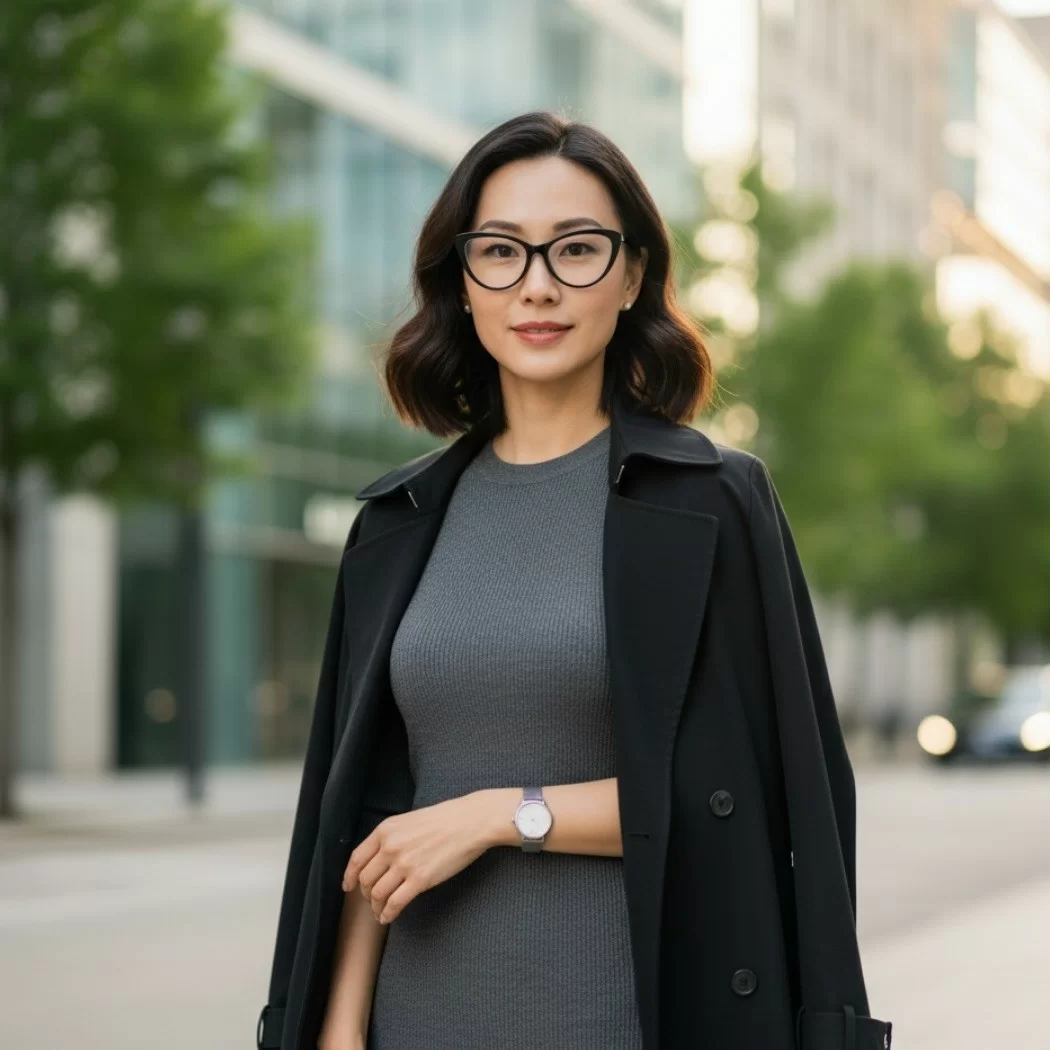 Những kiểu dáng gọng kính cận nữ Oversized giúp gương mặt trở nên cân đối hơn