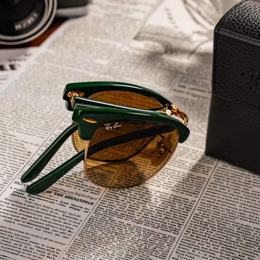Mắt kính RayBan Folding Clubmaster - Mã 0RB2176_136885_51
