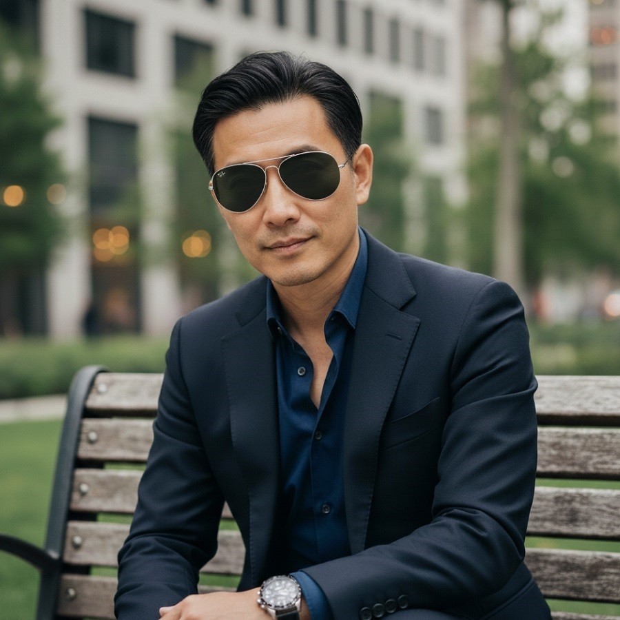 RayBan Aviator Reverse Nam - Gọng kính Kim loại - Chống tia UV - Mã 0RBR0101S_003/GR_62 (5) RayBan Aviator Reverse 0RBR0101S_003/GR_62 là lựa chọn của những người trân trọng di sản Aviator, nhưng muốn tìm kiếm sự phá cách trong kỷ nguyên hiện đại