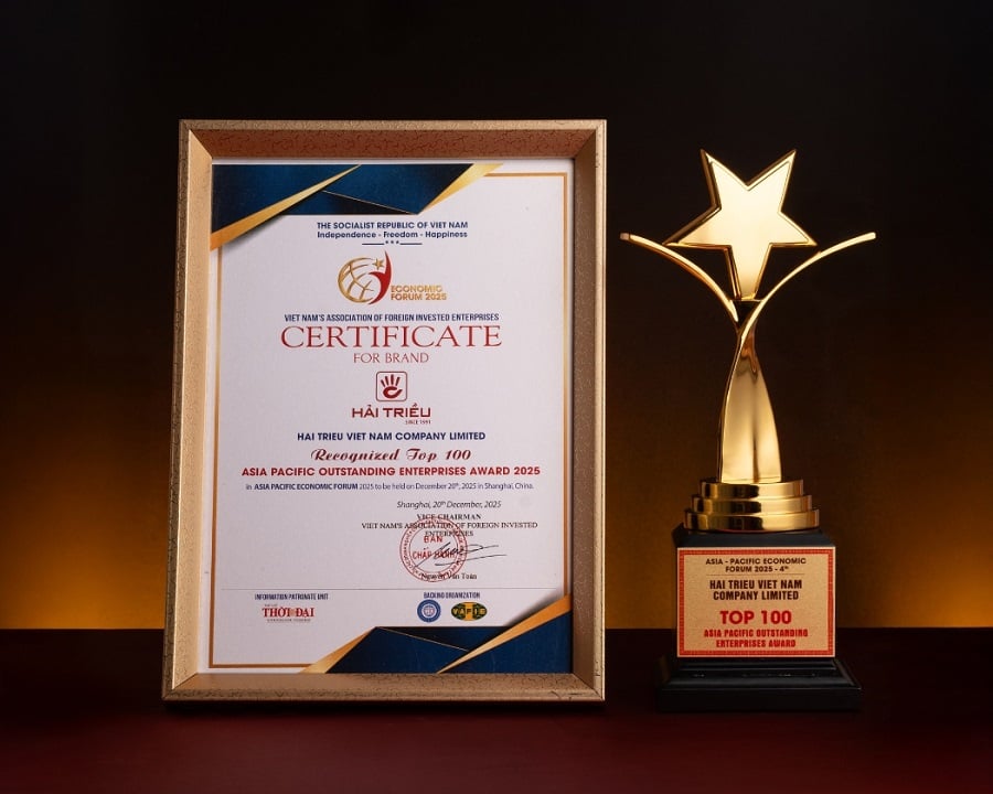 Kính Hải Triều được vinh danh Top Doanh nghiệp Tiêu biểu Châu Á – Thái Bình Dương