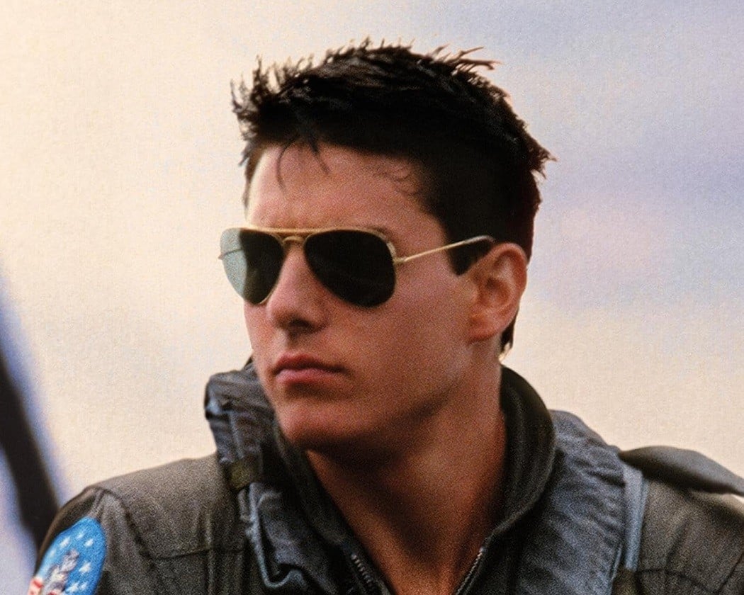 Tài tử Tom Cruise xuất hiện cùng chiếc kính mát Aviator trứ danh