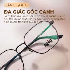 Mắt kính Agog 0209TTCZK-C3 chính hãng - Ảnh 2