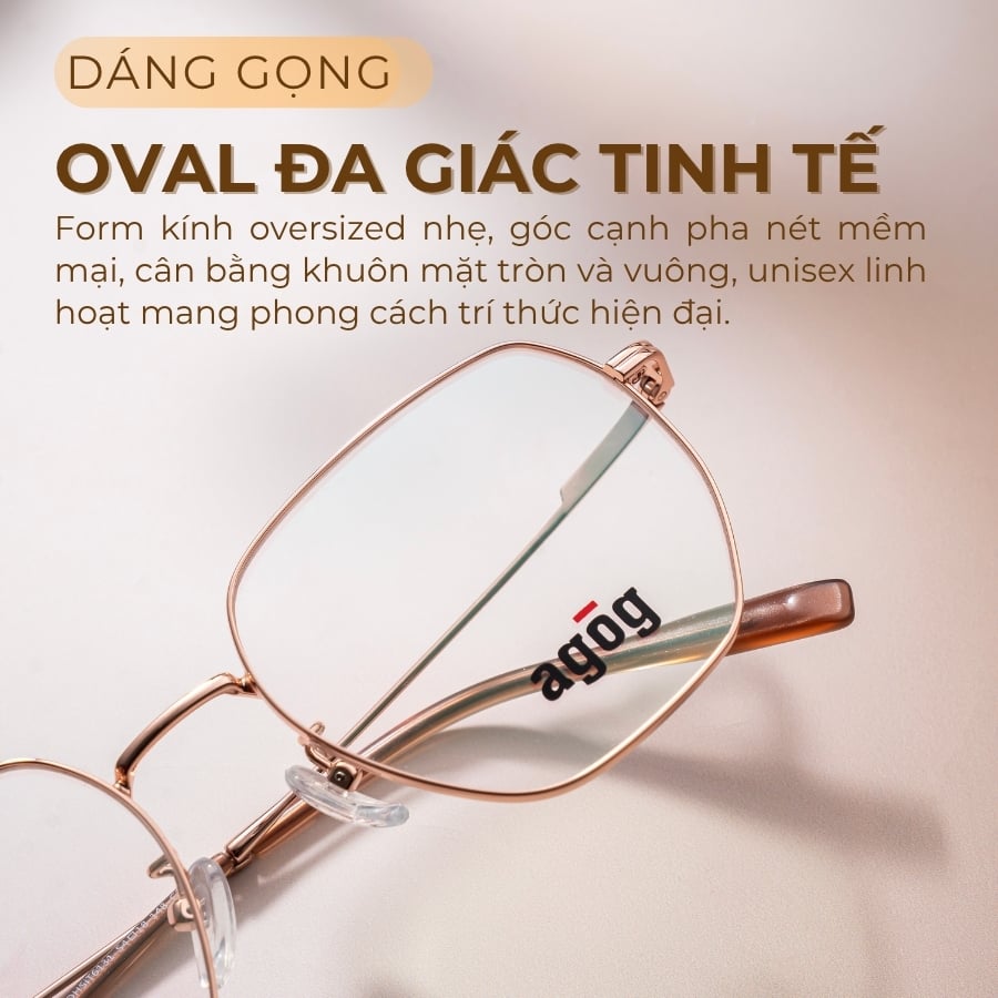 mat-kinh-agog-1316tishdk-c1-2 Mắt kính Agog 1316TiSHDK-C1 chính hãng - Ảnh 2