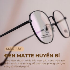 Agog Unisex - Gọng kính Titanium - Mã 2036TiSCNK-C1 (4) Mắt kính Agog 2036TISCNK-C1 chính hãng - Ảnh 4