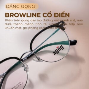 Agog Unisex - Gọng kính Titanium - Mã 6226TISDKK-C1 (2) Mắt kính Agog 6226TiSDKK-C1 chính hãng - Ảnh 2