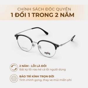 Agog Unisex - Gọng kính Titanium - Mã 6226TISDKK-C1 (5) Mắt kính Agog 6226TiSDKK-C1 chính hãng - Ảnh 5