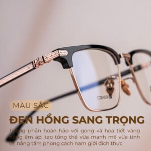 Agog Nam - Gọng kính Nhựa, Kim loại - Mã CH5702-C2 (4) Mắt kính Agog CH5702-C2 chính hãng - Ảnh 4