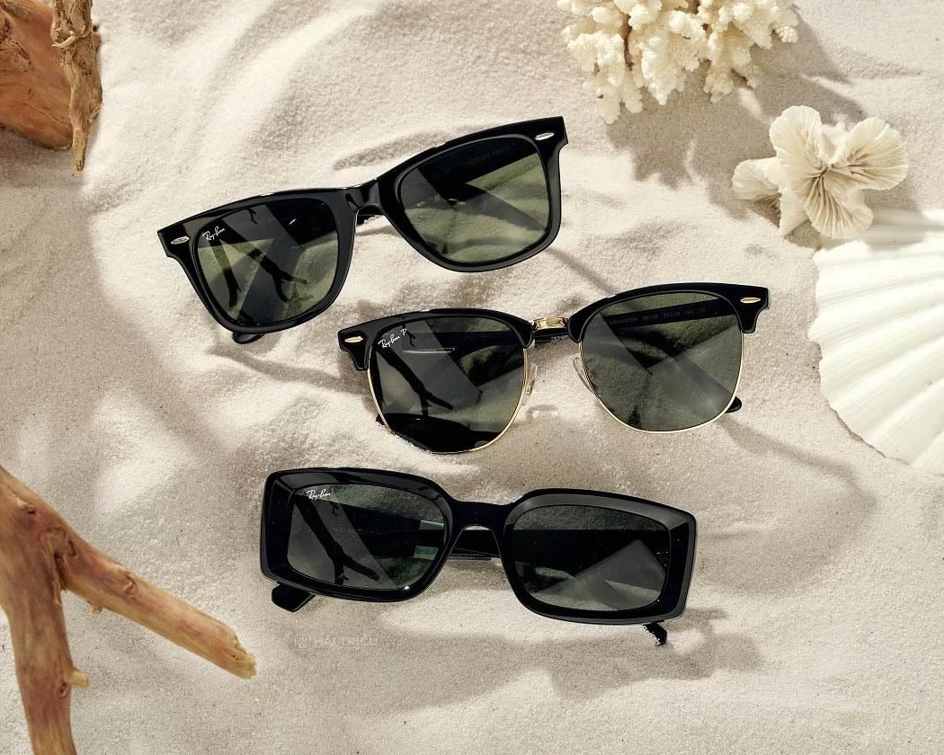 Một số kiểu dáng kính râm đi biển thời trang