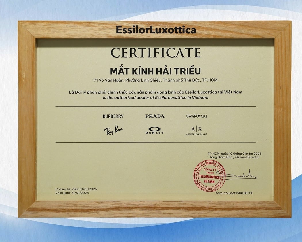 Giấy chứng nhận đại lý chính hãng ủy quyền