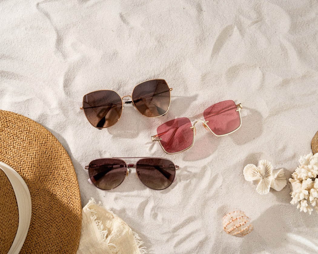 Kính mát cao cấp, hàng hiệu tới từ các nhà mốt thời trang: Gucci, Dior, Prada