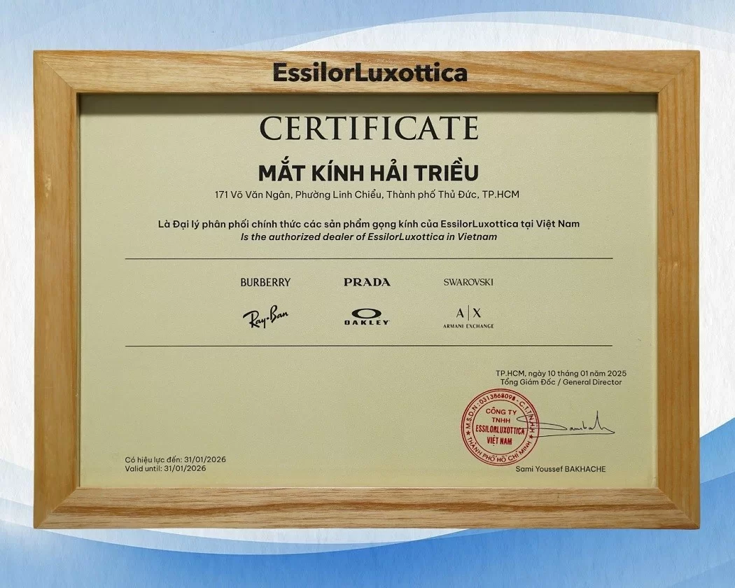 Giấy chứng nhận đại lý chính hãng ủy quyền