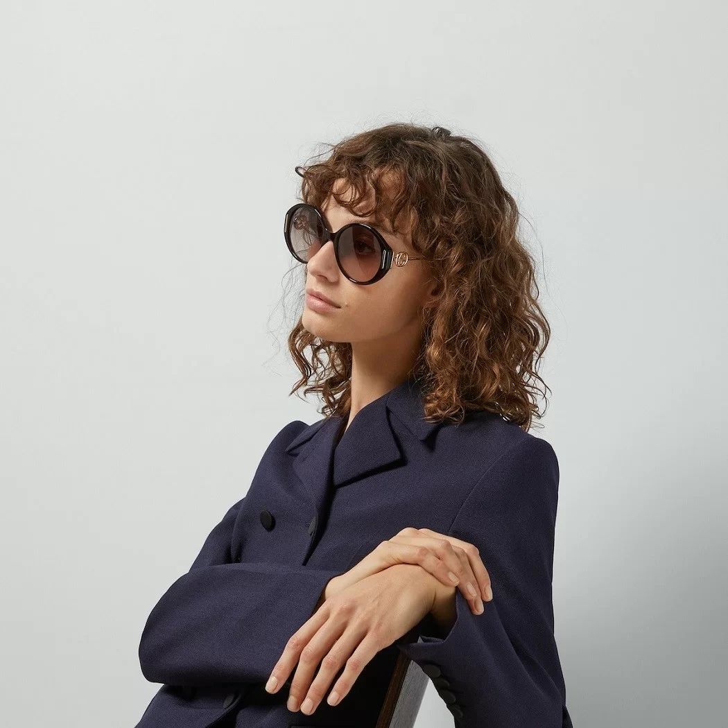 Kính râm tròn Gucci là cách để chủ sở hữu thể hiện cá tính thời trang