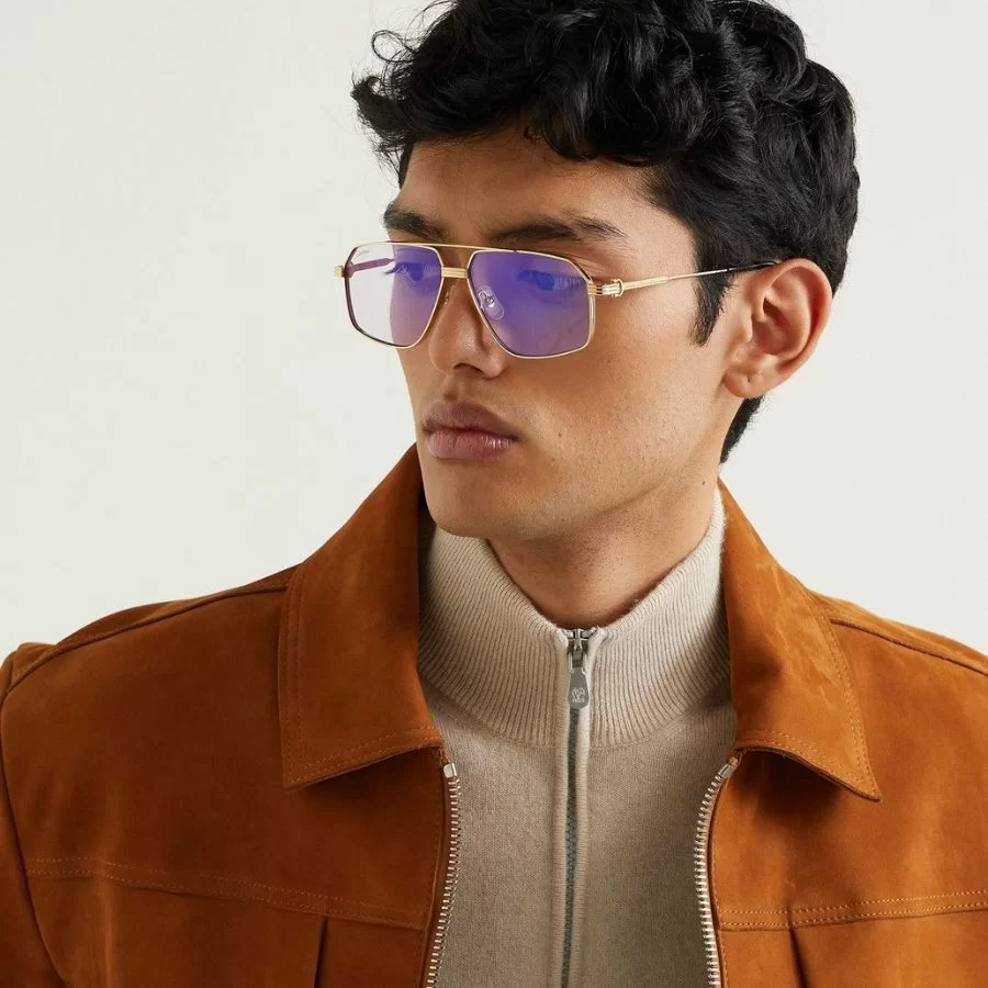 Mắt kính cho mặt tròn nam: 8 kiểu kính cận giúp mặt đẹp hơn (5) Mẫu nam mặt tròn đeo kính Navigator đầy cá tính