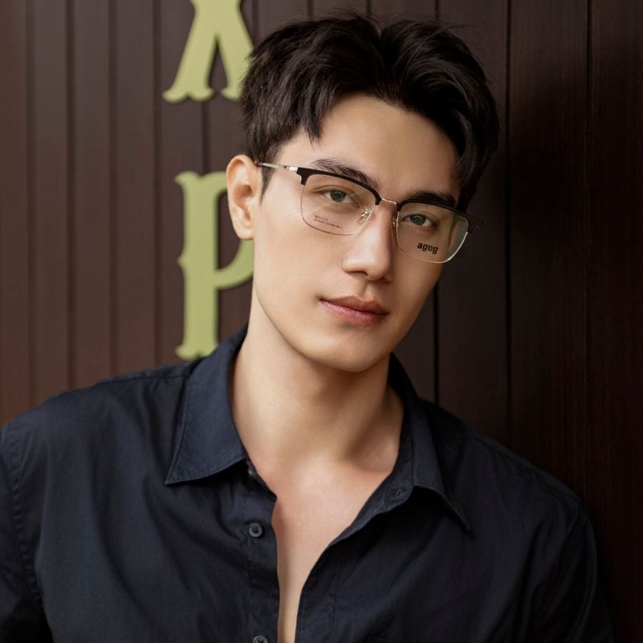 Mặt to nên đeo kính gì? Cách chọn giúp hack mặt thon gọn (7) mat to nen deo kinh gi 6