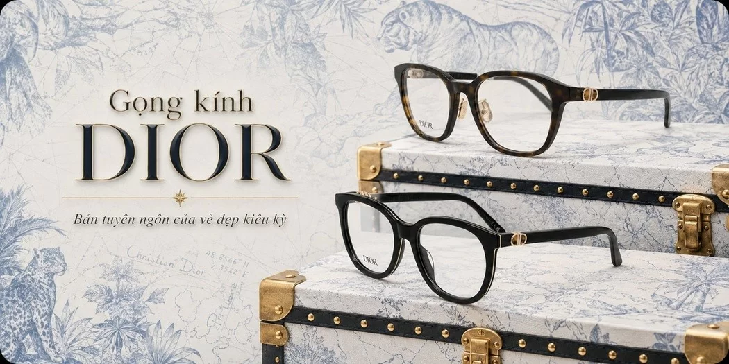 Mắt kính Dior nam, nữ chính hãng, hàng hiệu 100%