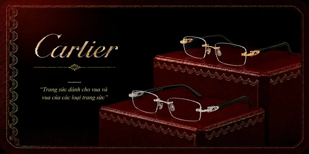 Gọng kính Cartier nam nữ xịn, chính hãng
