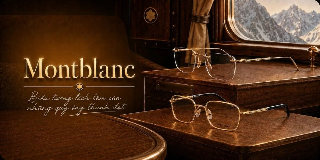 Mắt kính Montblanc nam, nữ chính hãng 100%, góp 0%