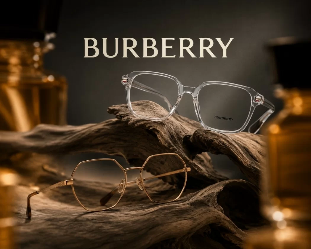 Gọng kính Burberry dành cho nhu cầu lắp tròng