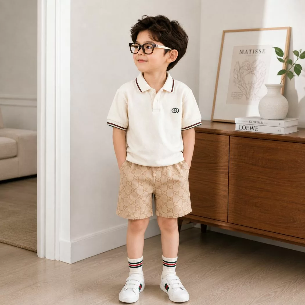 Bé đeo kính Gucci phiên bản trẻ em
