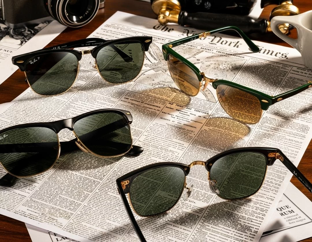 RayBan Clubmaster là bộ sưu tập kính mát dáng vuông được nhiều nam giới quan tâm tại Kính Hải Triều