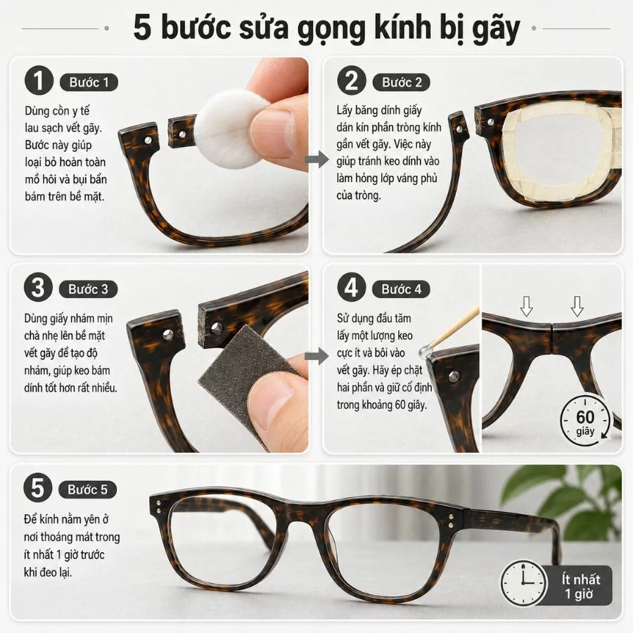 sua gong kinh bi gay 4