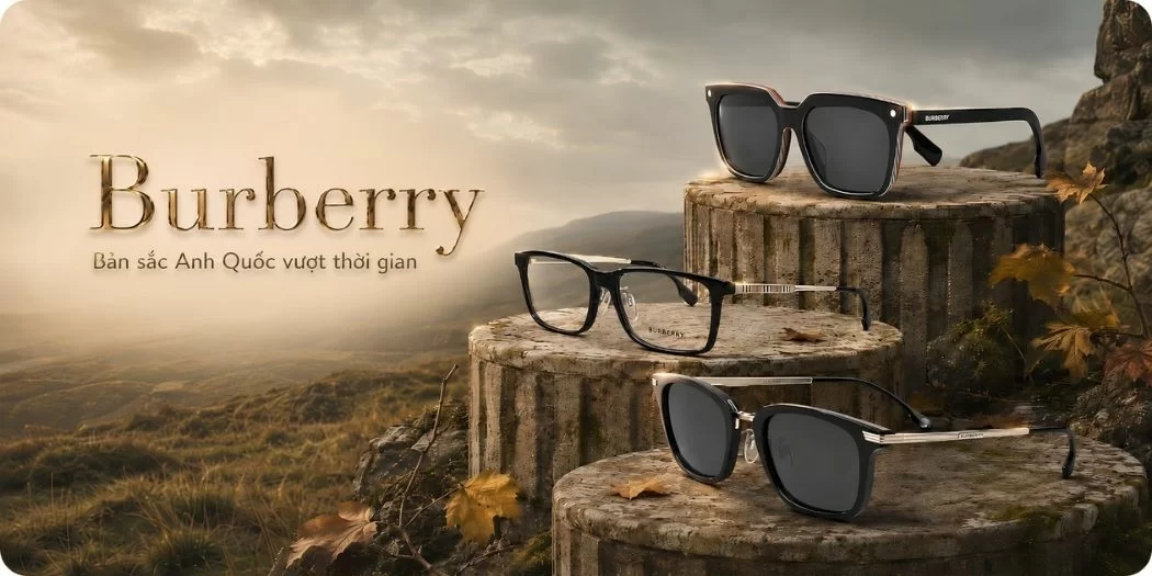 Kính Burberry hàng hiệu, chính hãng 100%