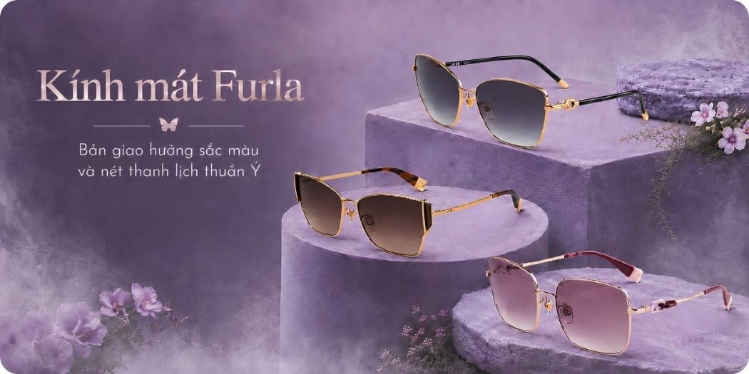 Kính mát Furla thời trang, chính hãng 100%, góp 0%