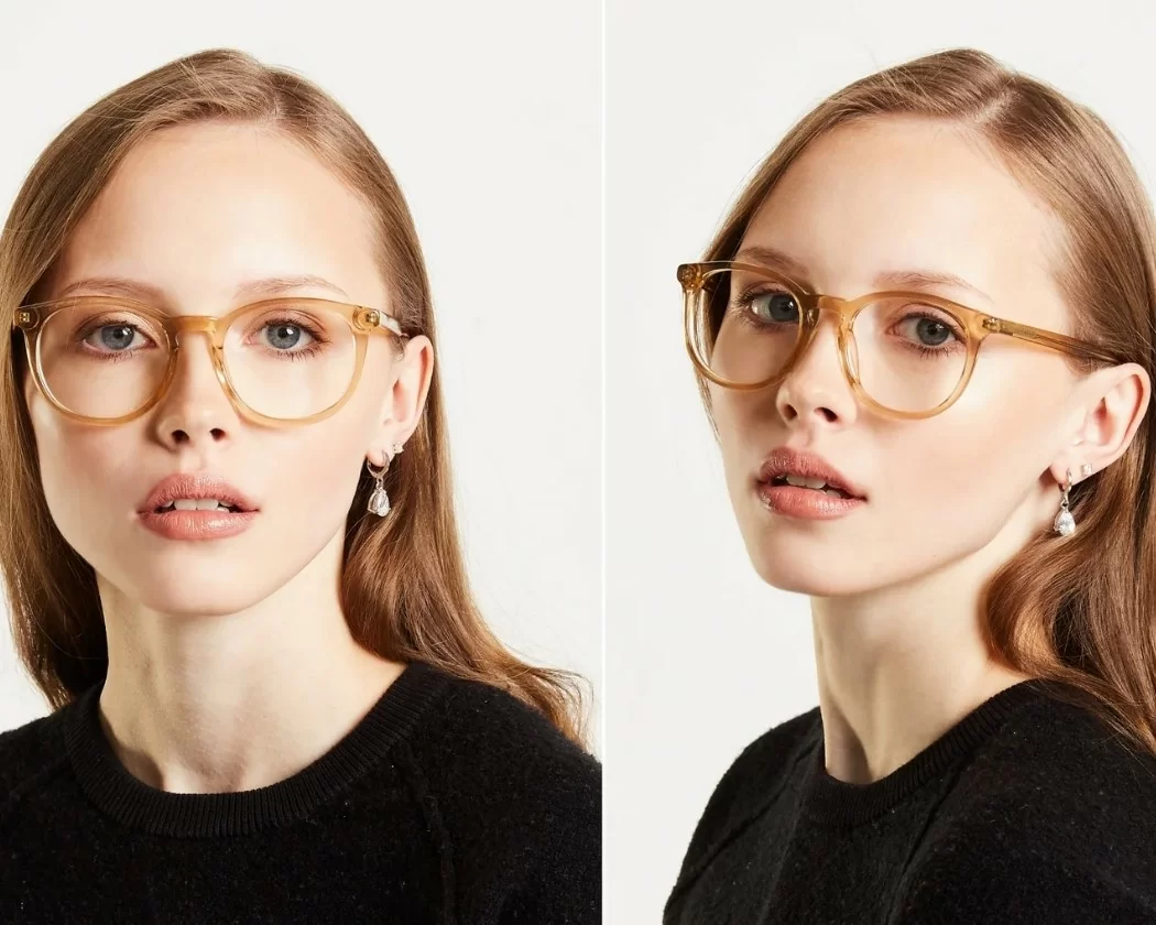 Gọng nữ trong suốt mang đến vẻ ngoài trẻ trung