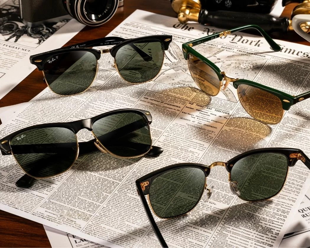 Bộ sưu tập kính râm nam vuông Clubmaster của thương hiệu RayBan