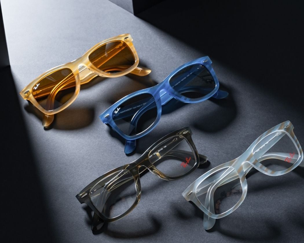 Chất liệu Acetate cao cấp trên bộ sưu tập RayBan Wayfarer Change