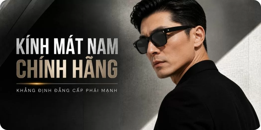 Bộ sưu tập kính mát nam chính hãng tại Hải Triều