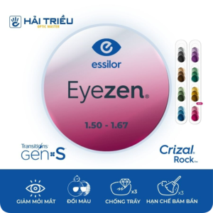 Essilor Eyezen Transitions Gen S Crizal Rock
