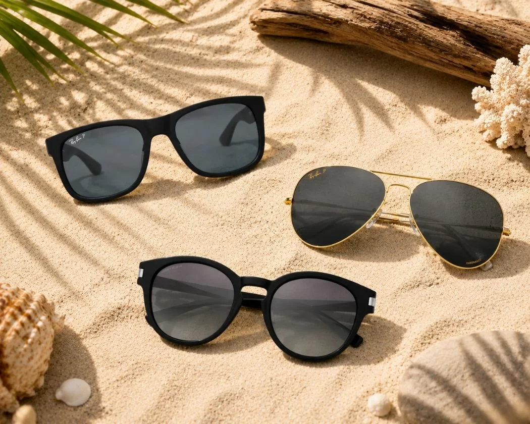 Mức giá kính râm phân cực (Polarized) phụ thuộc chủ yếu vào thương hiệu, chất liệu gọng và công nghệ tròng kính