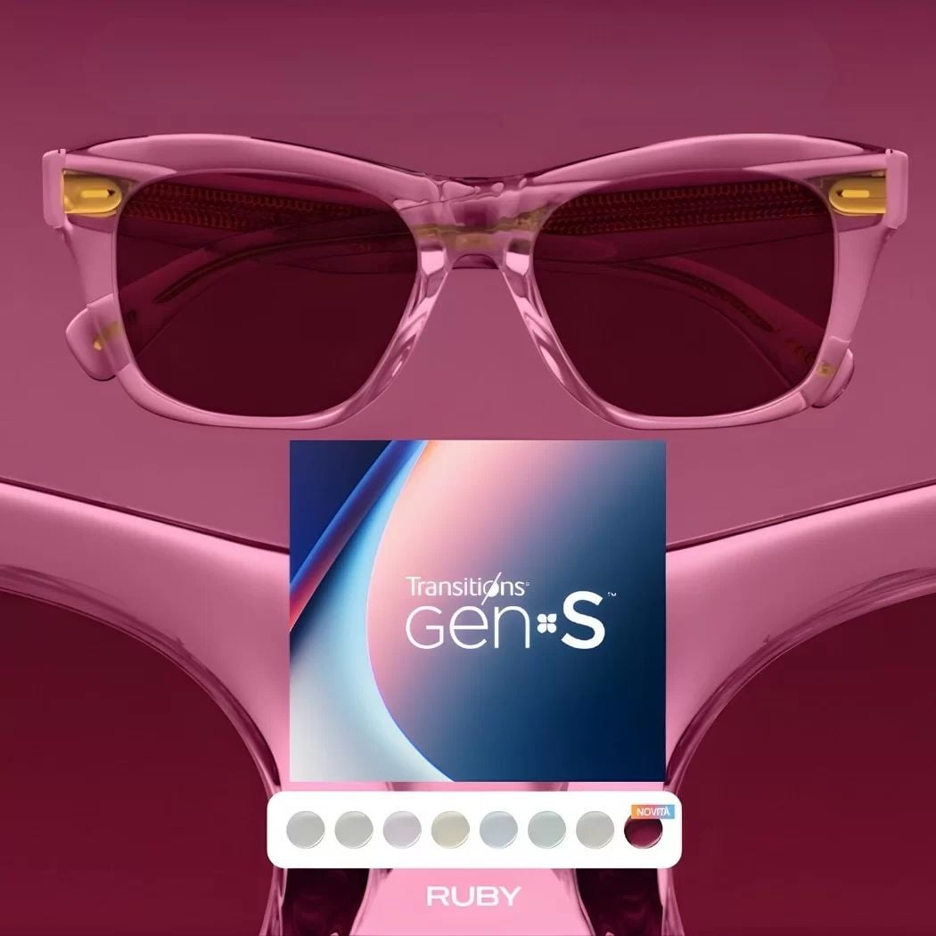 Ruby là màu được bổ sung ở thế hệ Gen S, mang sắc hồng ngọc nổi bật khi tròng chuyển đậm